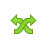 arrow cross up Icon